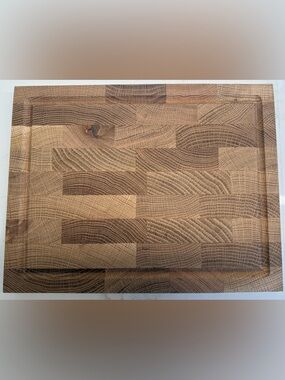 NEW Magnolia Wood Cutting Board Butcher Block Farmhouse 12.5x9.75